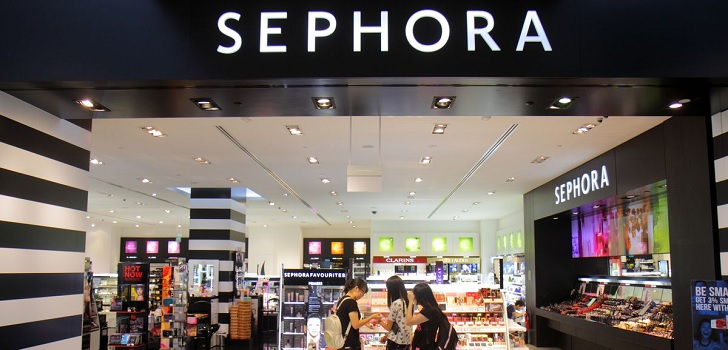 Sephora Logo on Their Main Store for Serbia. Sephora is a French